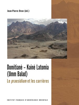 cover image of Domitiane--Kaine Latomia (Umm Balad)